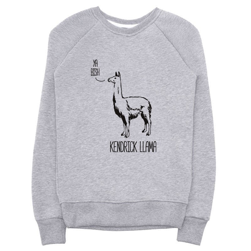Kendrick Llama Animal Print Women's Hoodie