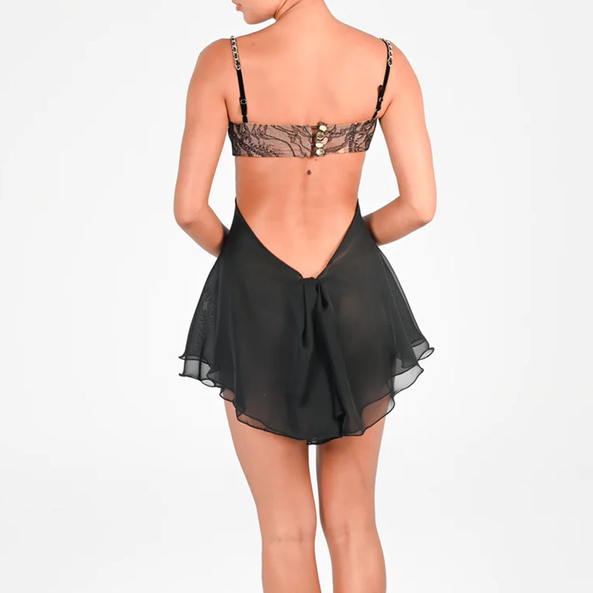 Summer Lace Backless Dress for Women