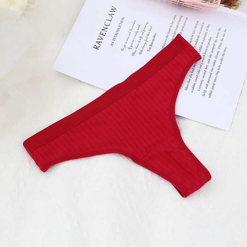 40 Cotton Women's Thongs - Seamless & Sporty Design