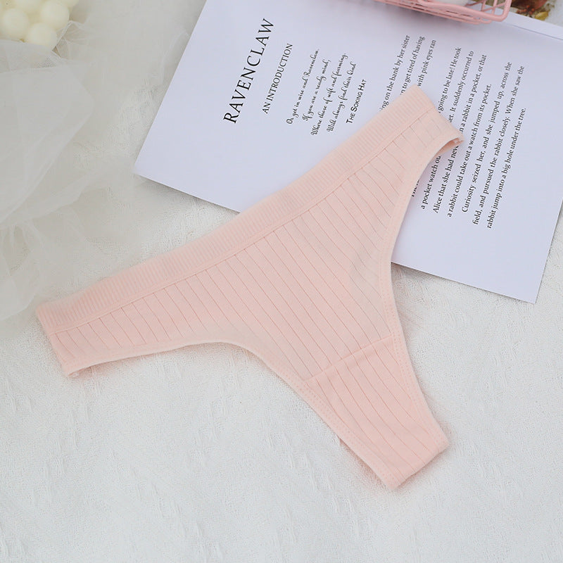 40 Cotton Women's Thongs - Seamless & Sporty Design